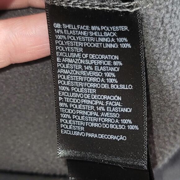 THE NORTH FACE Apex Bionic Softshell Full Zip Windwall Jacket in Gray, sz Medium - Picture 9 of 14